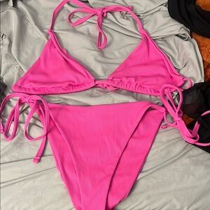 Vibrant Pink Bikini Set